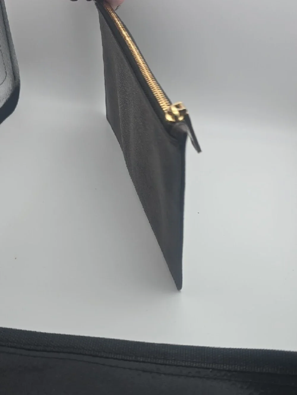 Coach Brown Signature Mono Long Zip Clutch/Phone Holder W Gold Hardware (NWOT)✨️ - Picture 6 of 11